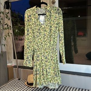 NWT Zadig & Voltaire 100% Viscose Floral Dress